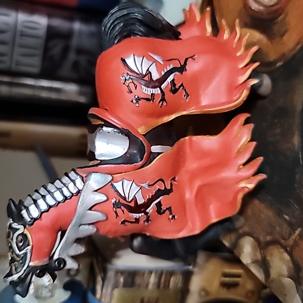 2006 Papo Toys Dark Price Dragon King Horse Figurine